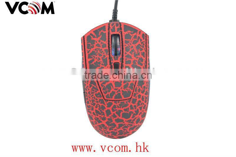2015 VCOM Unique Design Original Sunplus Optical IC Gaming Mouse