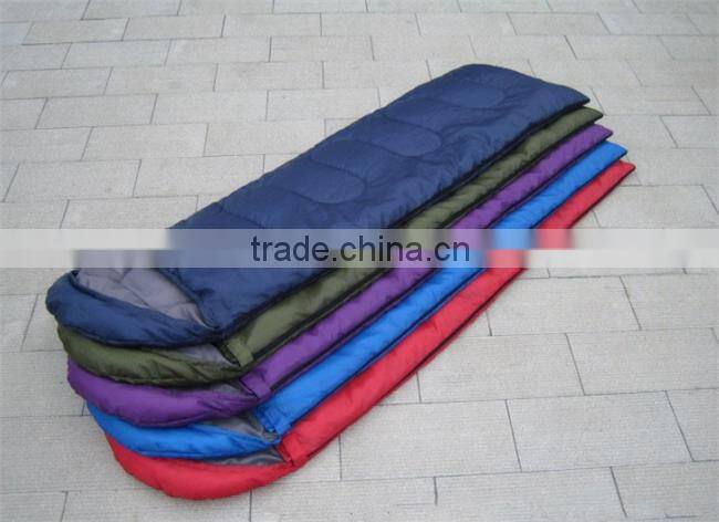 Adult Sleeping Bag Thermal Autumn Winter Envelope Hooded Outdoor Travel Camping Water Resistant Thick Sleeping Bag