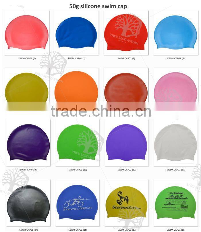 silicone swim cap,waterproof swimming cap,siliong ear protection swim cap