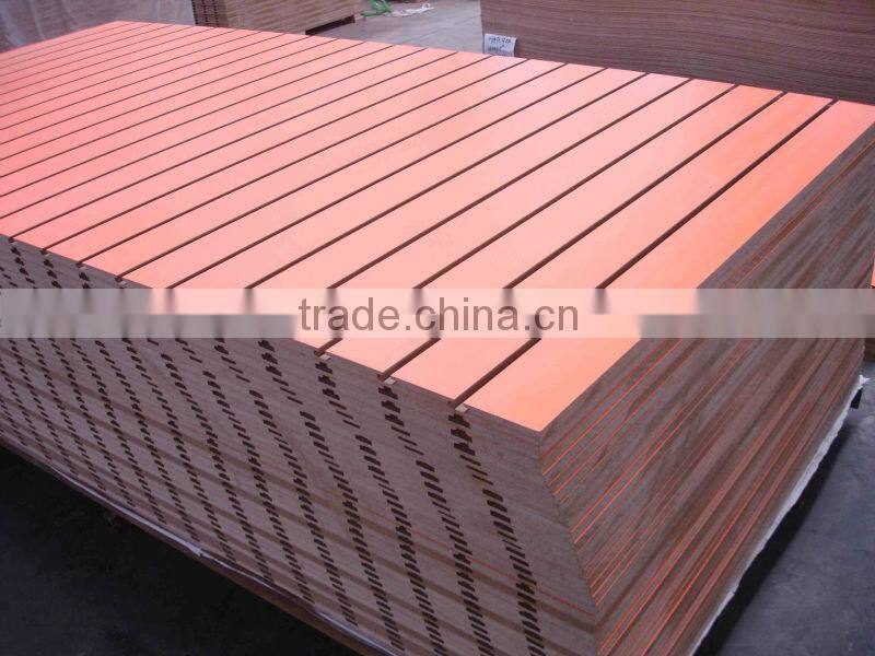 SLOT MDF BOARD /18mm high gloss mdf board