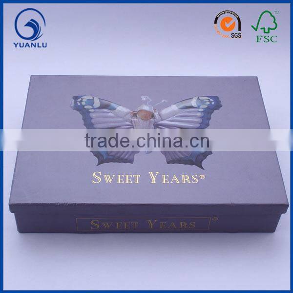 christmas birthday gift carboard boxes for clothes, scarves packaging