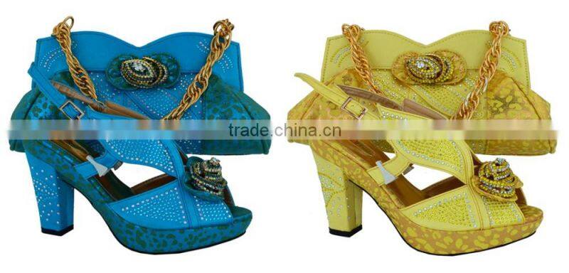 Fantastic matching italian shoe and bag set italian shoes mix hand bags for lady