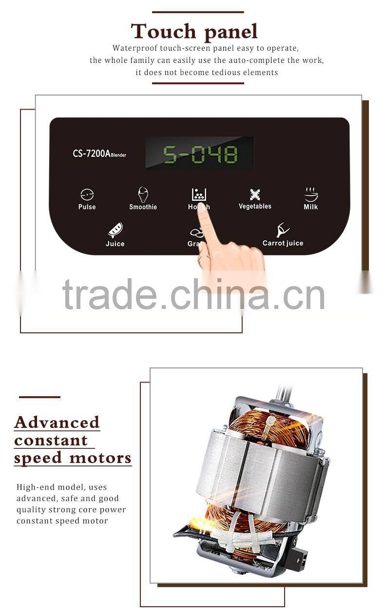 2100w fruit ice food Home appliance PC Container Material best home appliance meat grinder household electric blender