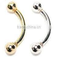 316L surgical steel spiral body piercing jewelry