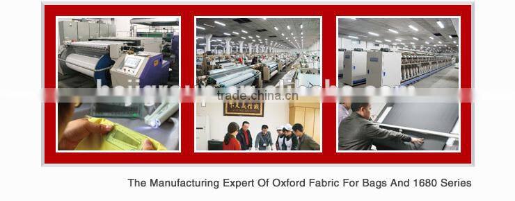 300d lattice polyester oxford bag /luggage fabric with coated