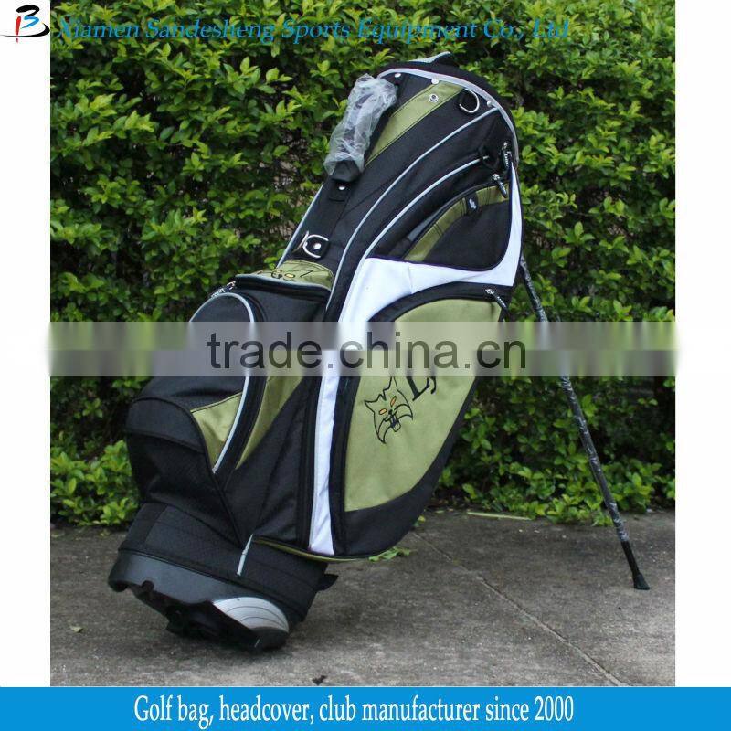 Stand PU Leather Waterproof Golf Bag