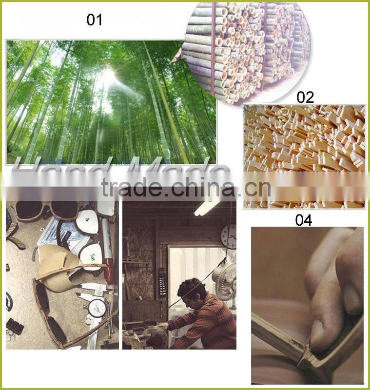 Fashionable Imitate Wooden Bamboo Print Sunglasses