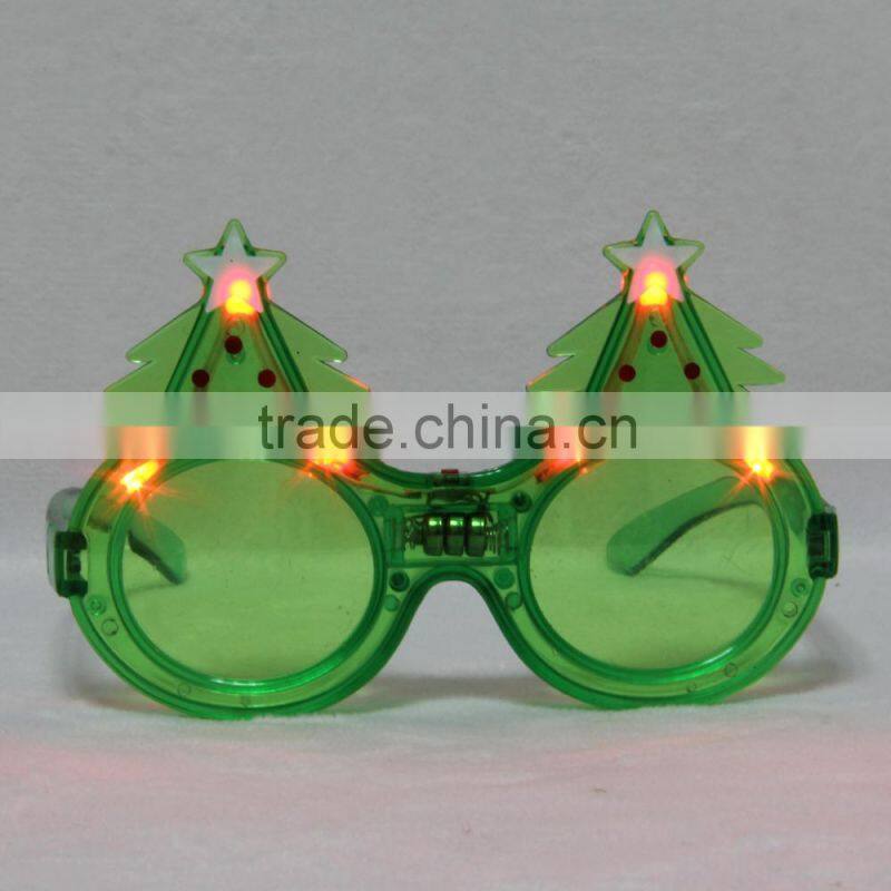 Nightclub bar Carnival Halloween Christmas party supplies, Plastic Light glasses LED glasses 10 lights fire shaped glasses