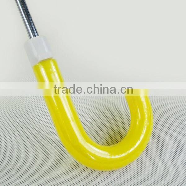 solid color manual opem metal straight kids umbrella