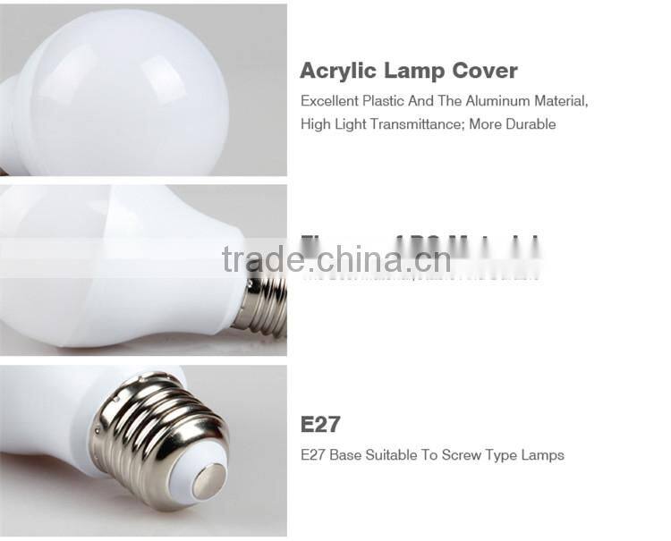 2016 Hope Fine High Quality Energy Saving E27 / E26 Led Bulb 5W 7W 9W 12W 15W LED Bulb Light