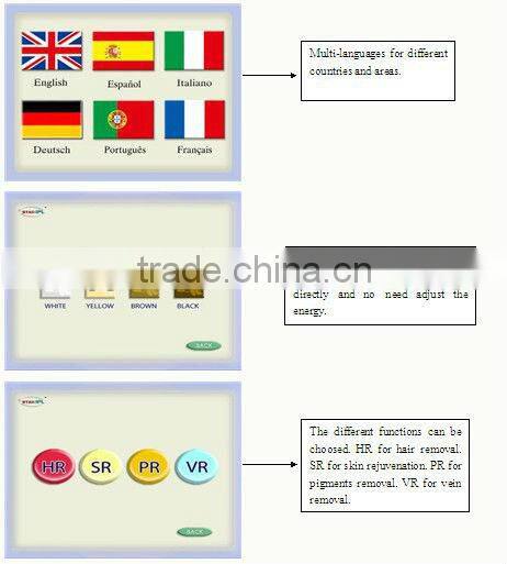 High-tech hair removal,anti wrinkle,multi-functional beauty machine,IPL+Nd Yag laser in one