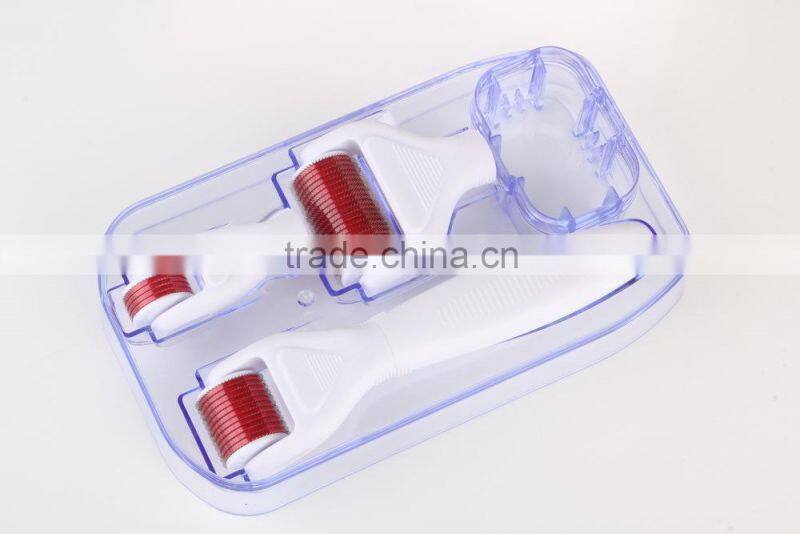 1200/720/300 Pins 4 in 1 dermaroller Titanium Micro Derma ROLLER