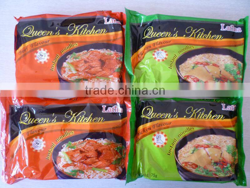 75g fried instant noodle bag Chinese