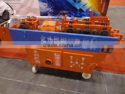 Best selling Construction pipe combined rust removing and painting machine