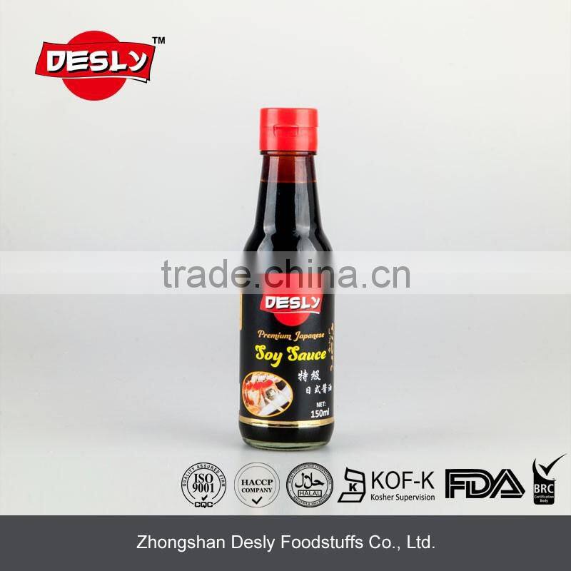 Desly brand premimum Japanese soy sauce 150ml