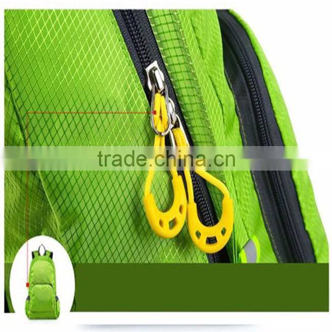 Hot sale high quality polyester foldable bcustom made backpacks
