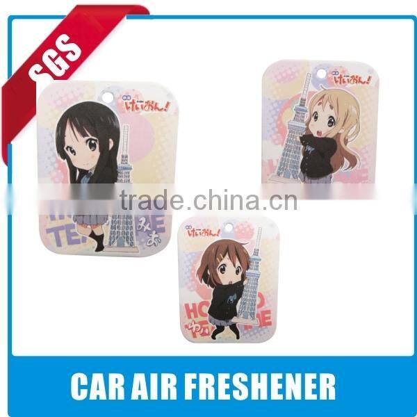 paper air freshener cartoon pictures of roses/kids paper air freshener
