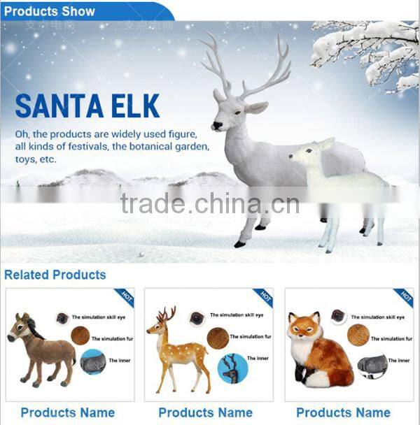2015 novelty products for import imitated christmas donkey