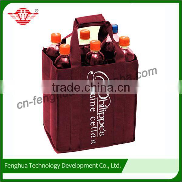 Hot sales with reasonable price christmas wine bottle gift bag