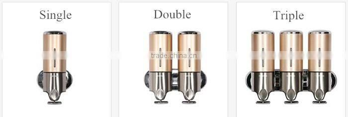 Refillable Wall Mounted Stainless Steel Liquid Soap Dispenser