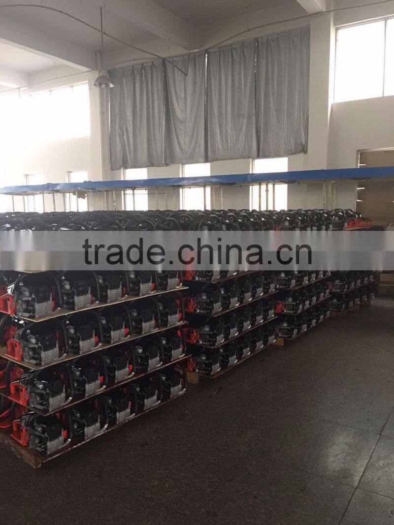 Professional 2.5kw 42CC yellow air cooled gasoline engine 3000r/min 4200 chainsaw