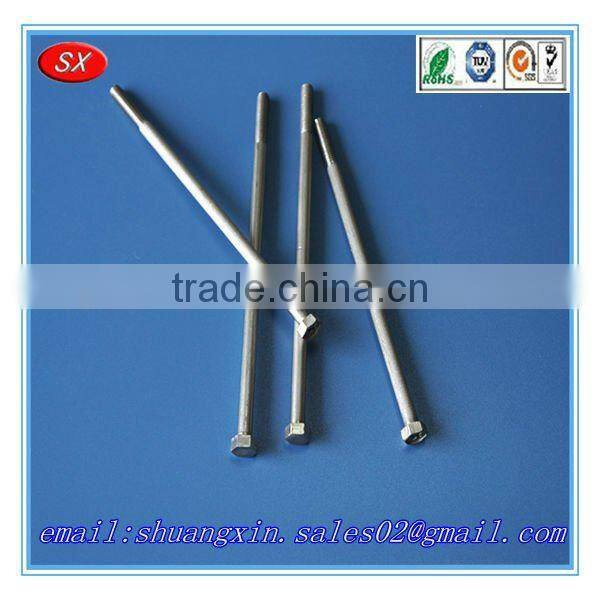 Custom and precision stainless steel/carbon steel zinc/nickel plated countersunk bolts 8.8,countersunk head bolt