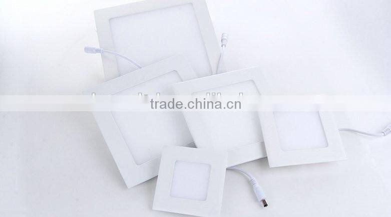 Led Panel Light 18w 85V 265V 2700K 4200K 6400K Square Shape Ceiling Panel Light