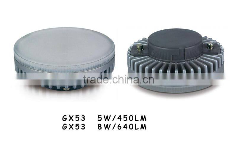 GX53 Base 5W 8W LED Bulb