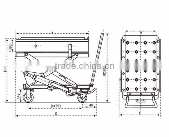 1T Ball Bearing Lift Table JK01561 Jeakue