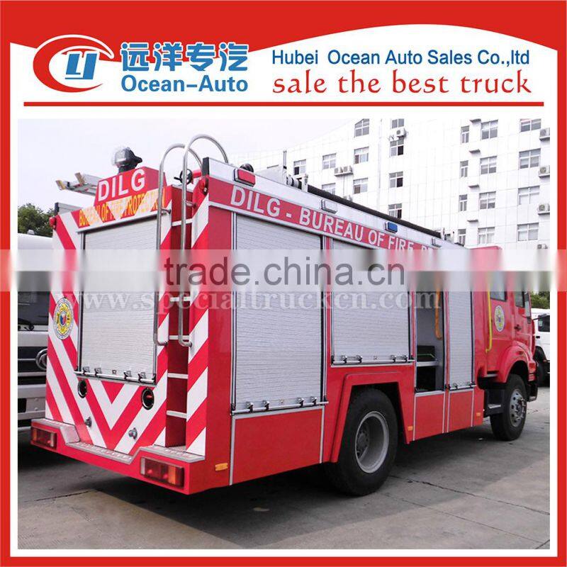SINOTRUK HOWO 8ton water tanker fire truck
