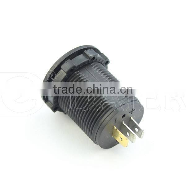 Ammeter Power Outlet Car Lighter Socket with Nut