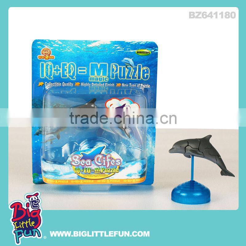 KIDS ASSEMBLY MARINE LIFE SHARK TOY 3D MAGIC PUZZLE