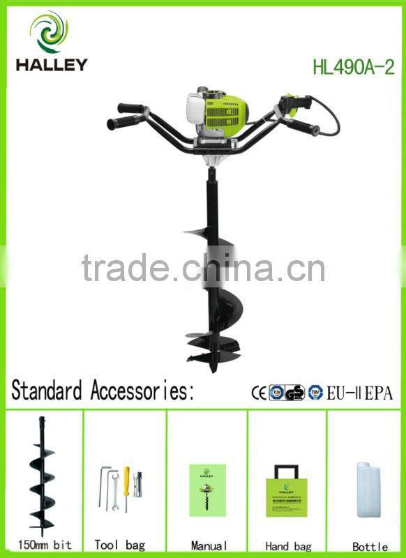 Hydraulic Earth Auger Drilling Machine with Double People Handle Bar HL490A - 2