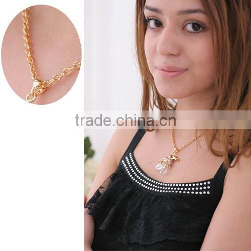 Woodpecker shape Jewelry Pendant Glass Perfume bottle jewelry