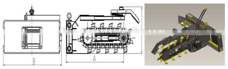 HCN 0207 wheel road trencher