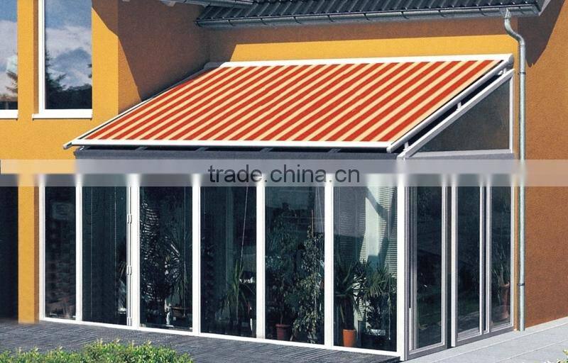 Aluminium Awning Shade for Outdoor Tempered Glass Greenhouse & Sun Room Roof