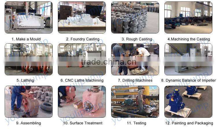 Self Priming Diesel Engine Centrifugal Pump