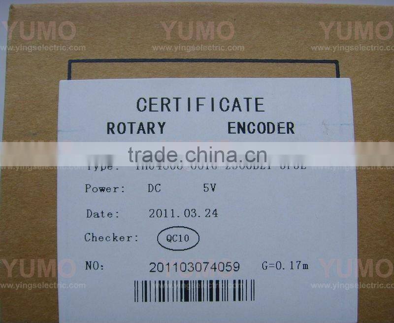 IHU4808 2500P 48mm hollow shaft 8mm UVW singal Servo motor incremental encoder