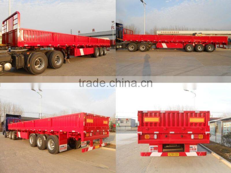 25~60ton drop side tractor trailer