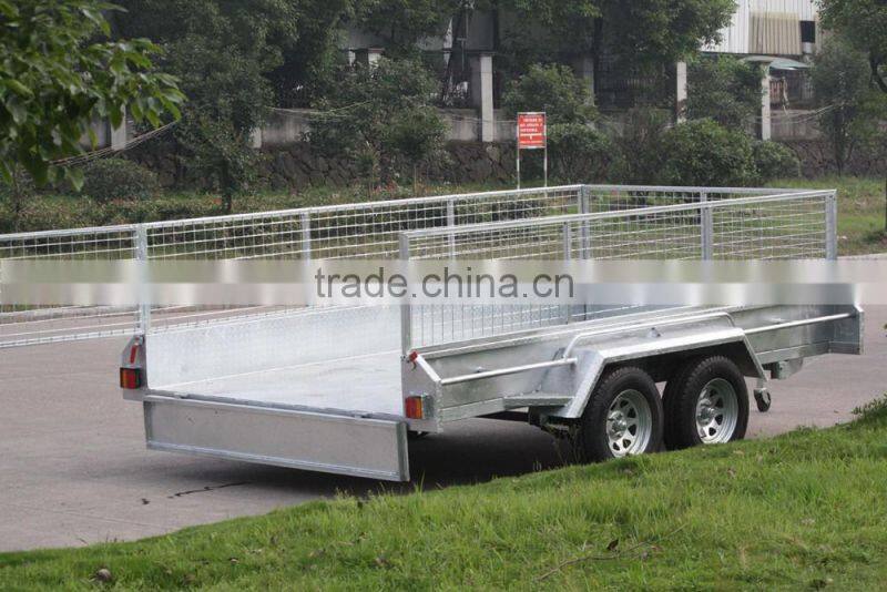 Hot selling weled tandem cage trailer 10x6/12x6