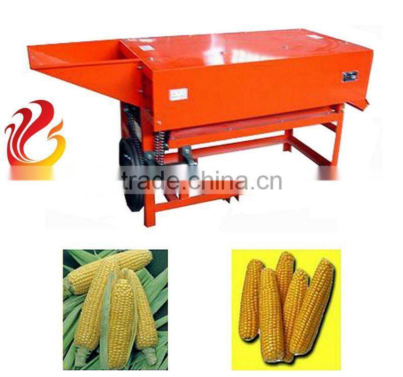 Agricultural corn husker machine