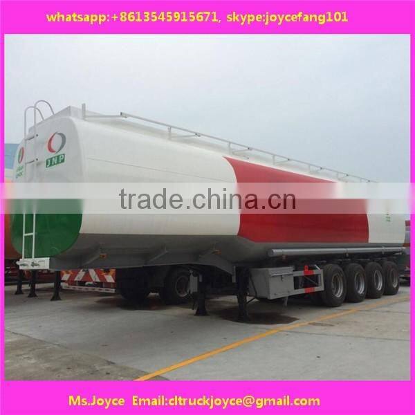 4 axles steel fuel tanker truck capacity crude petroleum oil refineries