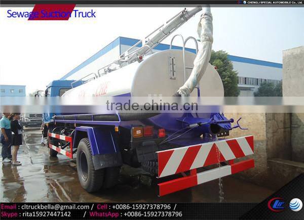 8m3 DONGFENG septic vacuum truck , septic tank trucks for sale