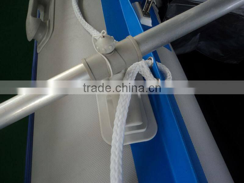 3.3m PVC material high-speed inflatable boats with awning