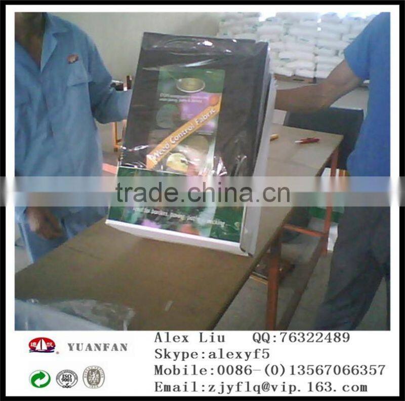 50gsm 1m*1.5m black Gardening used and weed mat used black nonwoven fabric