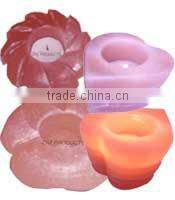 Handmade Himalayan Rock Salt Tea Light Candle Holder