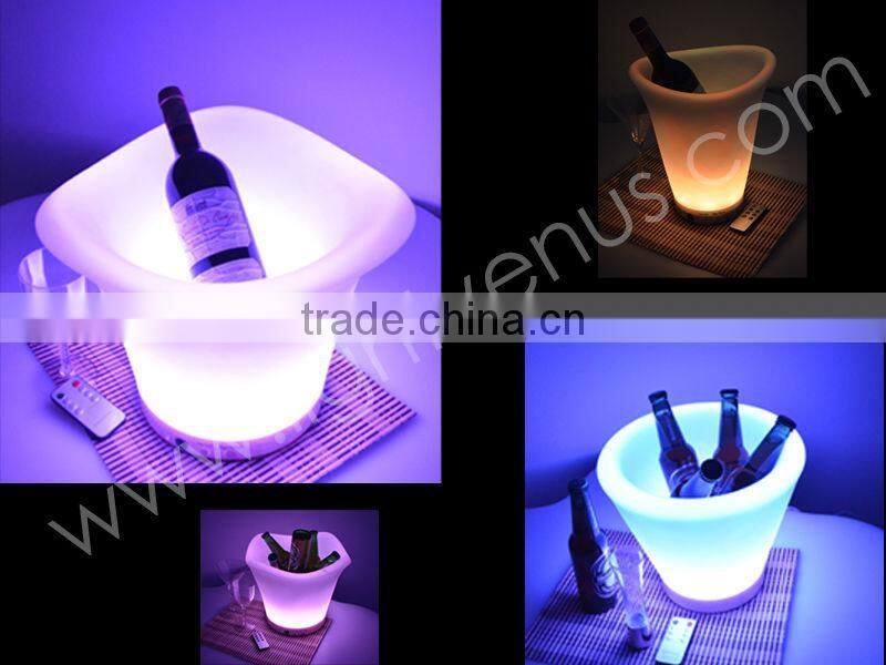 Plastic ice bucket,Binaural ice bucket