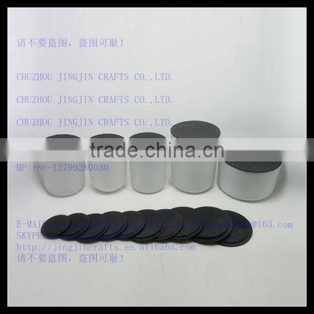 15 oz glass candle container with marble lid