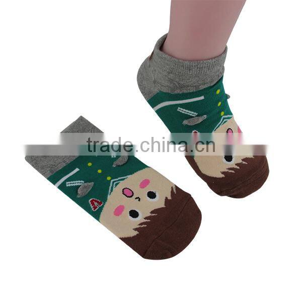 Ningbo China cute girl cotton child cartoon tube sock