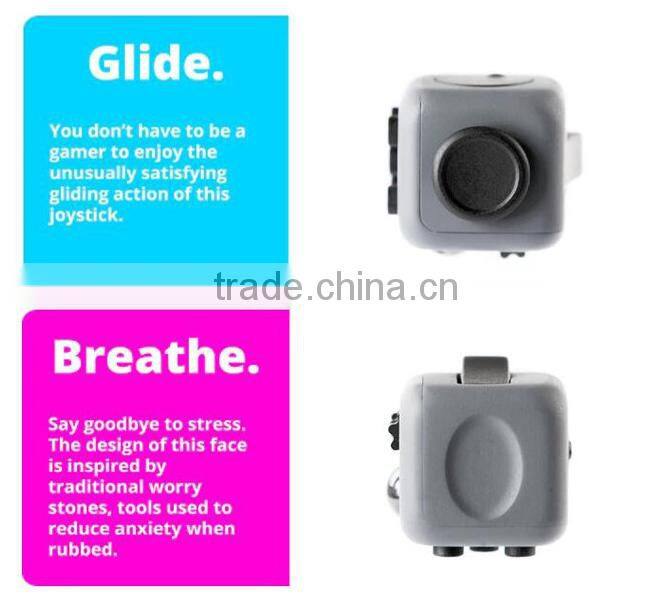 New Arrival Colorful Multi-functional Fidget Cube, Funny Desk Pressure Release Magic Cube, Anti-stress Toys For Wholesale